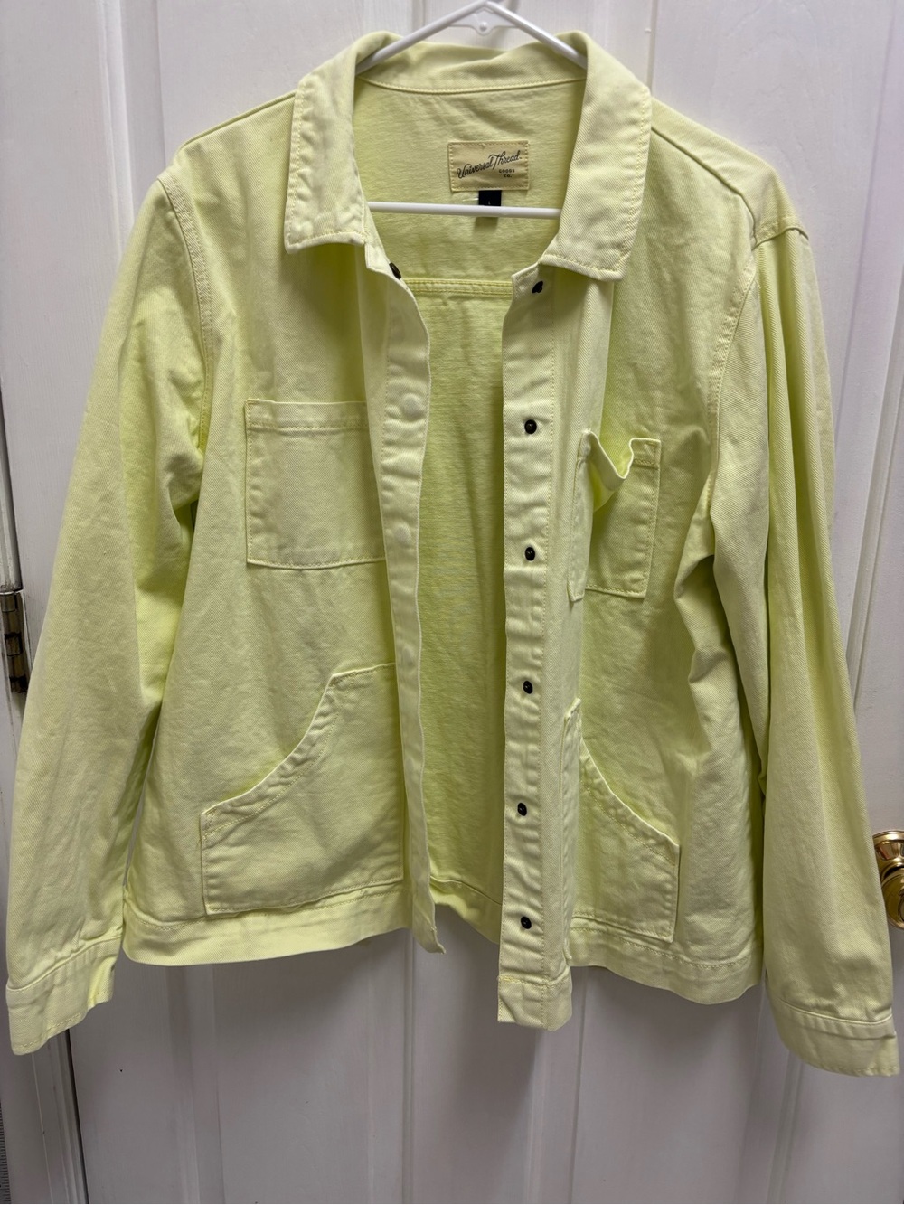 Universal Thread Pale Lemon Utility Jacket